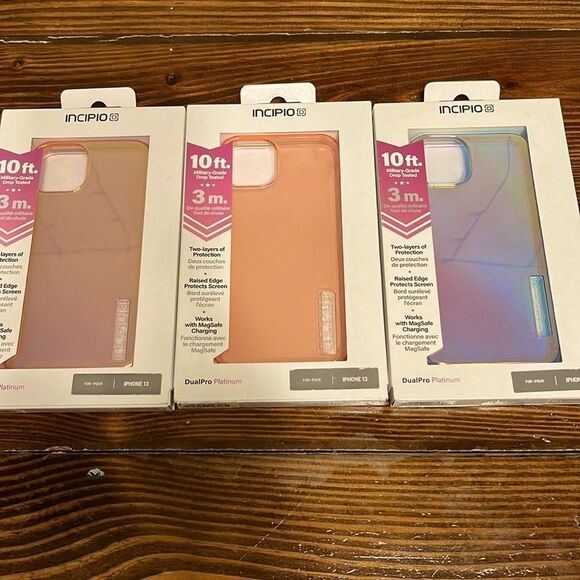 NWT 3 INCIPIO PHONE CASES For an I Phone 13 - Picture 2 of 7